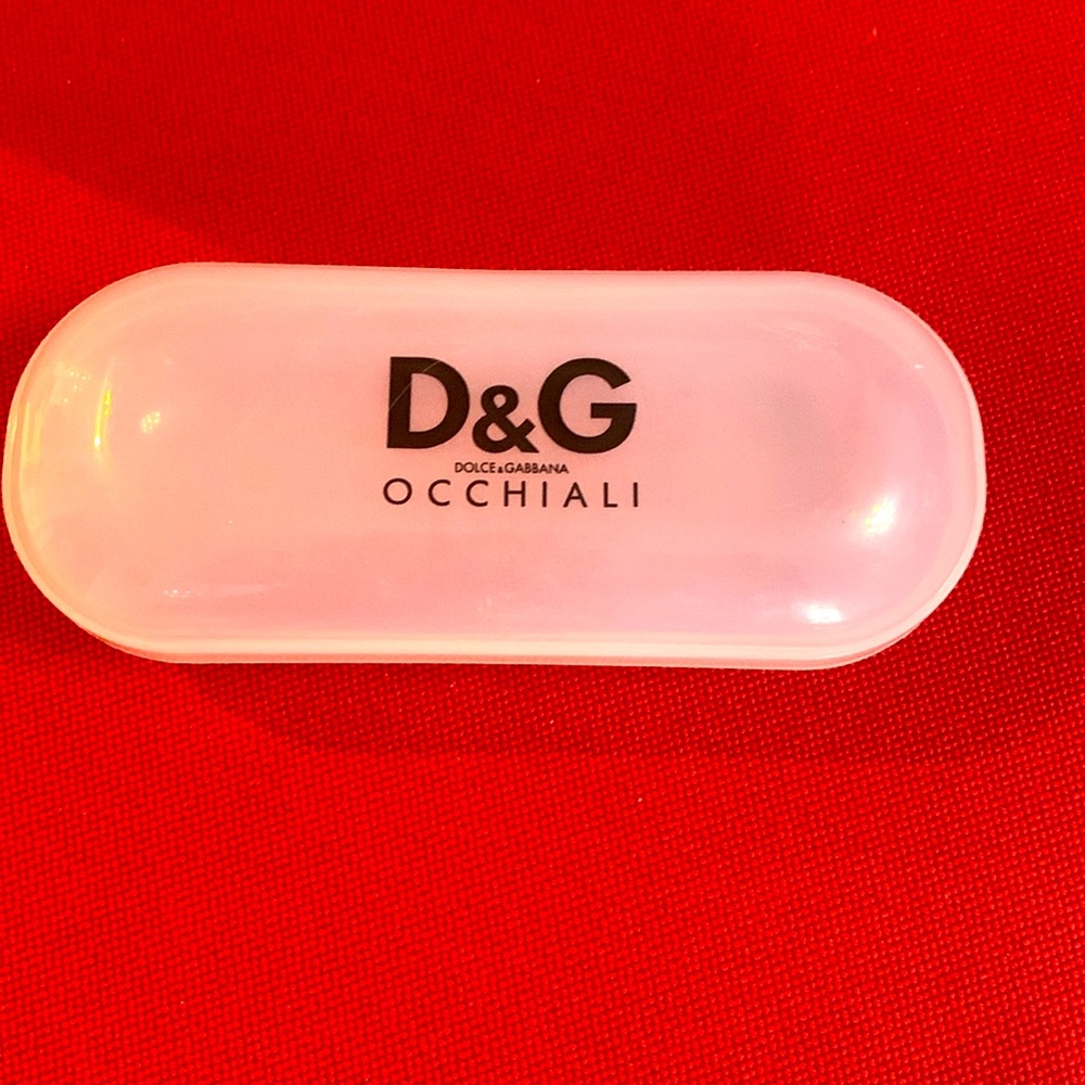 Made in 🇮🇹Vintage D&G Sunglasses Case and Cloth/Bag Vintage